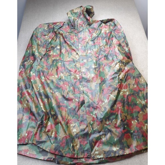 Swiss Army Jacket 4X Tall 130cm 89/90 Poncho Military Alpenflage Pizza - Picture 1 of 9